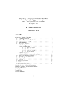 Exploring Languages with Interpreters and Functional Programming Chapter 11