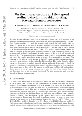 On the Inverse Cascade and Flow Speed Scaling Behavior in Rapidly Rotating Rayleigh-Bénard Convection