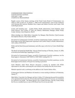 Commissioners' Minutes 2008 (PDF)