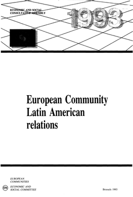 European Community Latin American Relations