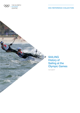 History of Sailing at the Olympic Games