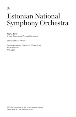 Estonian National Symphony Orchestra