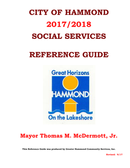 Social Service Reference Guide