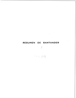 Resumen De Santander Departamento Administrativo Nacional De Estadistica