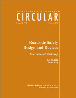 Roadside Safety Design and Devices International Workshop