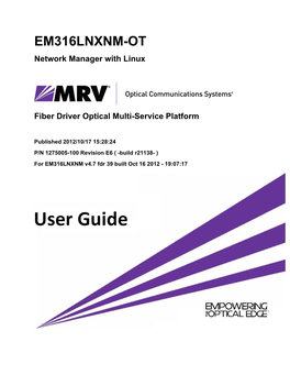 EM316LNXNM-OT Network Manager with Linux