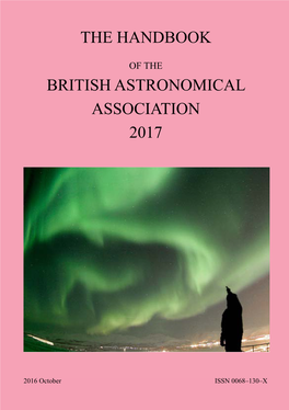 The British Astronomical Association Handbook 2017
