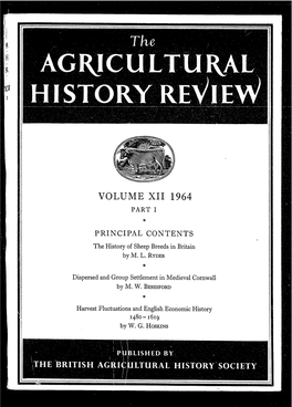 Volume Xii 1964 Part I