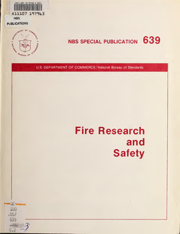 Fire Research and Safety