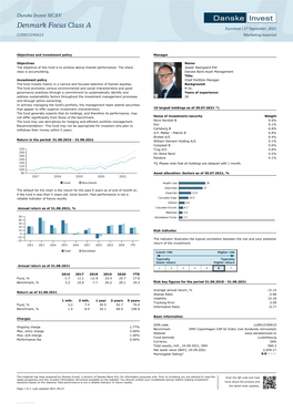 Factsheet | 27 September, 2021 LU0012195615 Marketing Material