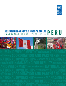 Evaluation of UNDP Contribution to Peru