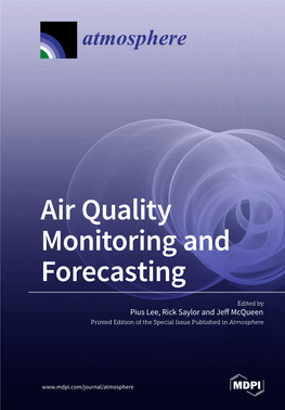 Air Quality Monitoring and Forecasting