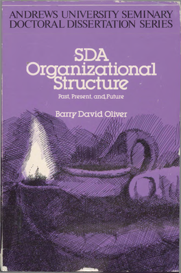 SDA ORGANIZATIONAL STRUCTURE Past, Present and Future