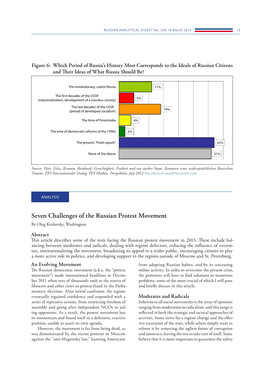 Seven Challenges of the Russian Protest Movement