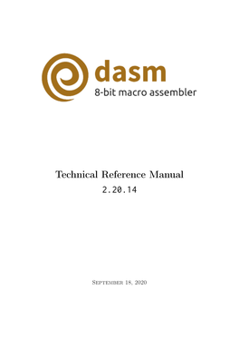 Technical Reference Manual 2.20.14