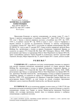 Batus Holdings Inc, Организовано У Складу Са Правом Сједињених Америчких Држава , Са Седиштем На Адреси 2711 Centerville Rd