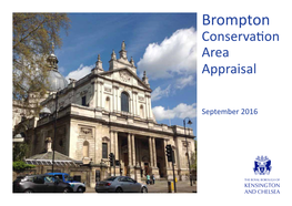 Brompton Conservation Area Appraisal