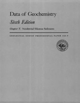Data of Geochemistry