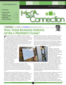 MSCA Newsletter