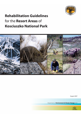 Rehabilitation Guidelines for the Resort Areas of Kosciuszko National Park
