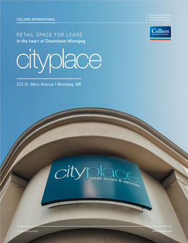 RETAIL SPACE for LEASE in the Heart of Downtown Winnipeg