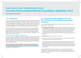 ECC Bus Consultation