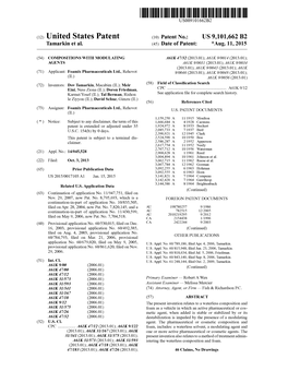 (12) United States Patent (10) Patent No.: US 9,101,662 B2 Tamarkin Et Al