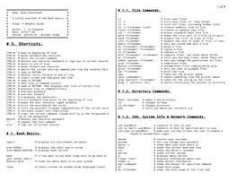 Linux Cheat Sheet