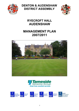 Ryecroft Hall Audenshaw