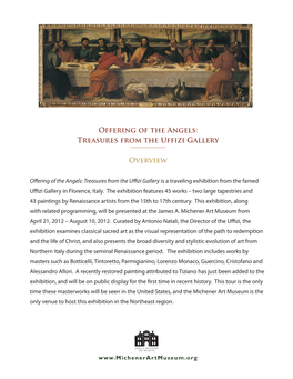 TREASURES from the Uffizi Gallery Overview