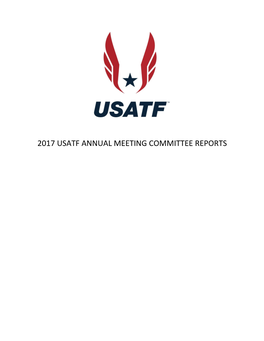2017 Annual Meeting Committee Reports