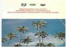 PROCEEDINGS of Flvf0-3 INTERNATIONAL CONFERENCE on COCOWOOD Ulllizationtechnologies