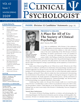 Psychology and Society