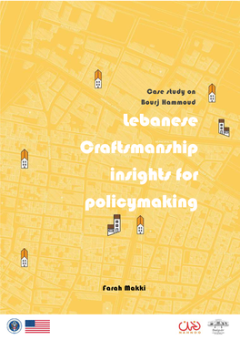 Lebanese Craftsmanship Insights for Policymaking