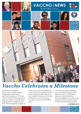 Vaccho Celebrates a Milestone
