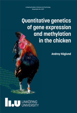 Quantitative Genetics of Gene Expression and Methylation in the Chicken