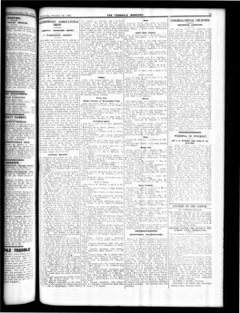 ILE TROUBLE No Harm in Electing New and Young Blood, Increased Considerably Dining the Last Few Ersdale, and with the Exception of the Kipling