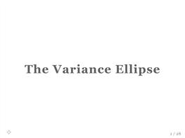 The Variance Ellipse