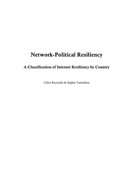 Network-Political Resiliency