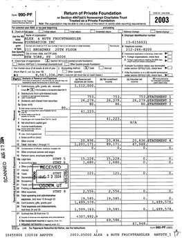 Form 990-PF Return of Private Foundation