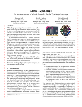 Static Typescript