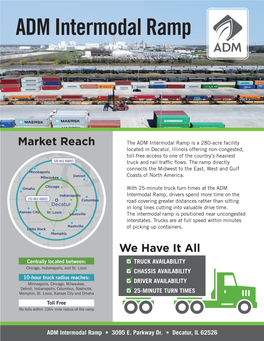 ADM Intermodal Ramp