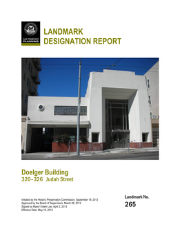 Doelger Building 320–326 Judah Street