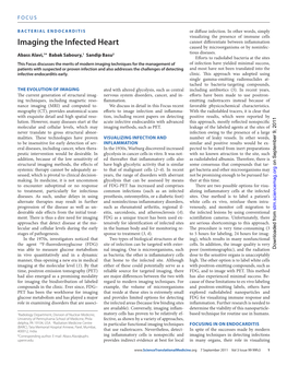 Imaging the Infected Heart Cannot Di Erentiate Between In Ammation Caused by Microorganisms Or by Noninfec- Tious Diseases