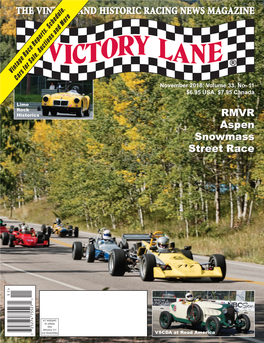 The Vintage and Historic Racing News Magazine Rmvr