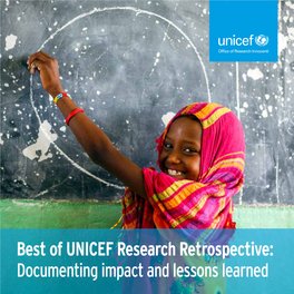 Best of UNICEF Research Retrospective: Documenting Impact