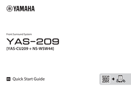 YAS-209 Owner's Manual