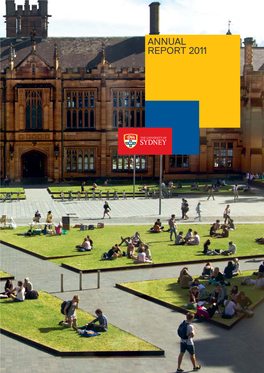 ANNUAL REPORT 2011 the University of Sydney NSW 2006 April 2012 the Hon