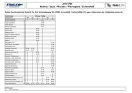 Linie 6720 Nutteln – Vaale – Wacken – Warringholz – Schenefeld