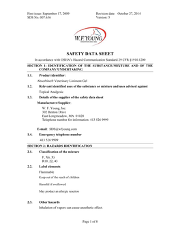 Safety Data Sheet